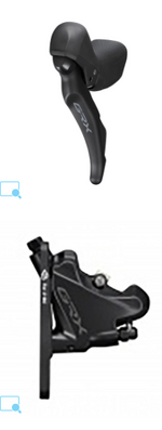 Frein Disque shimano GRX Avant mono BL-RX600-L(L), BR-RX400(F)