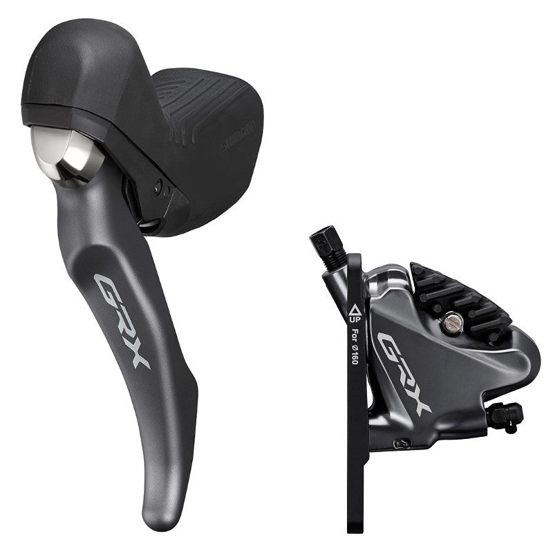 POIGNÉE GAUCHE DOUBLE PLATEAU SHIMANO GRX ST-RX810 AVEC ÉTRIER DE FREIN FLAT