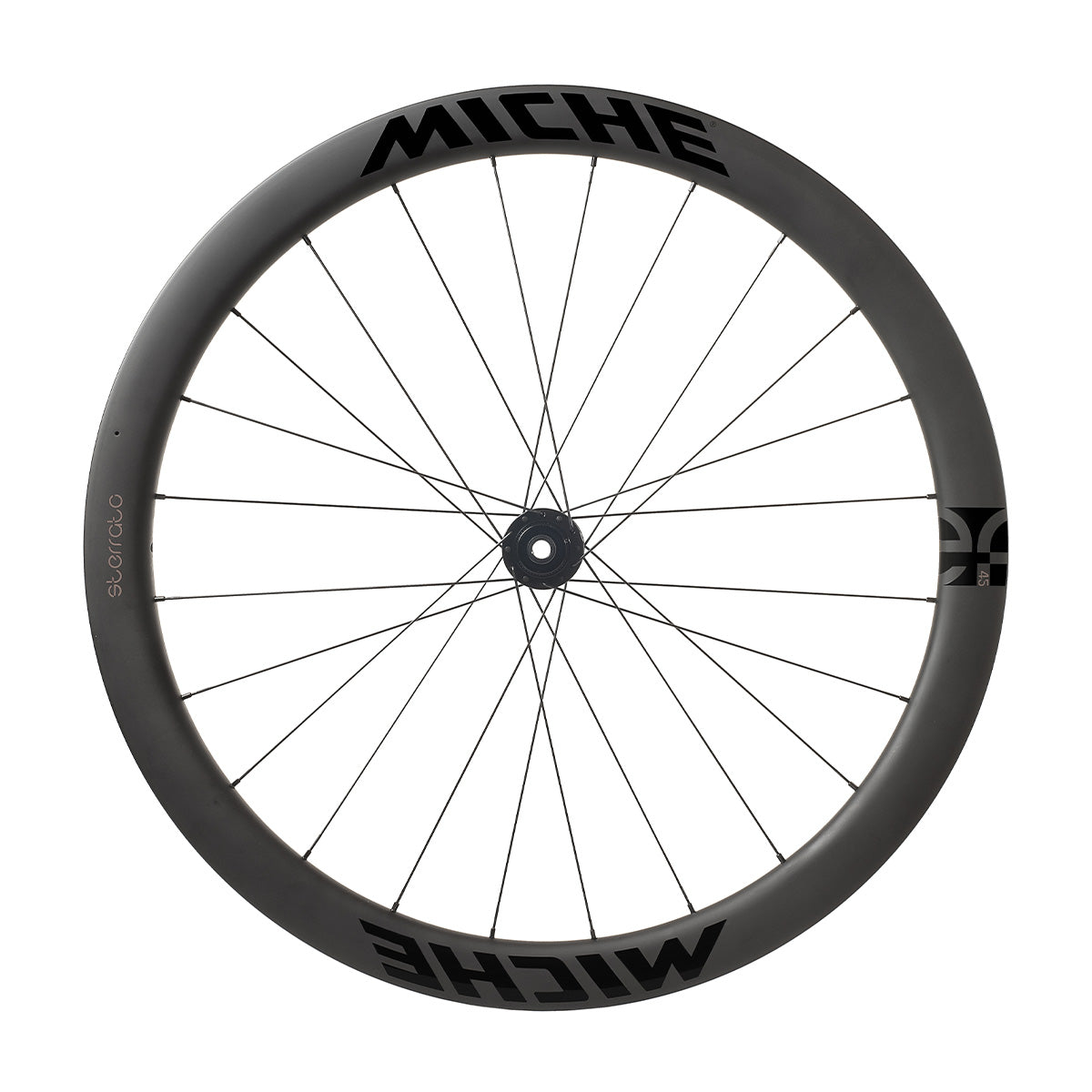 Paire de roues carbone Miche Sterrato 45 SH Spline — vue de la roue