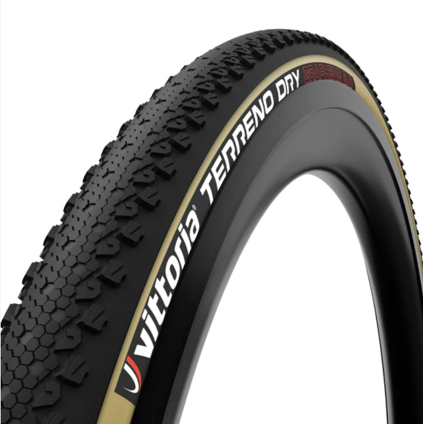 Boyau VITTORIA TERRENO DRY GRAPHENE G2.0 NOIR / BEIGE 700x33