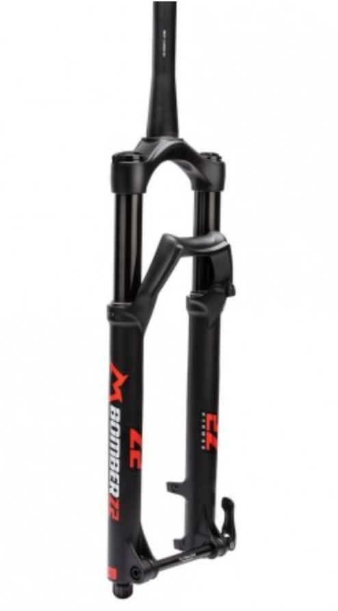 Fourche Marzocchi Bomber Z2 29" 130 Rail Sweep-Adj noir 15QRx110 BOOST conique deport 44mm 2020