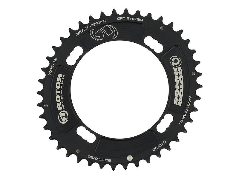 Plateau Rotor VTT Q-Ring 40 2x9/10/11 ext entraxe 120 mm x 4 pour Sram entraxe 120/80