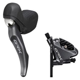 POIGNÉE GAUCHE DOUBLE PLATEAU SHIMANO GRX ST-RX810 AVEC ÉTRIER DE FREIN FLAT