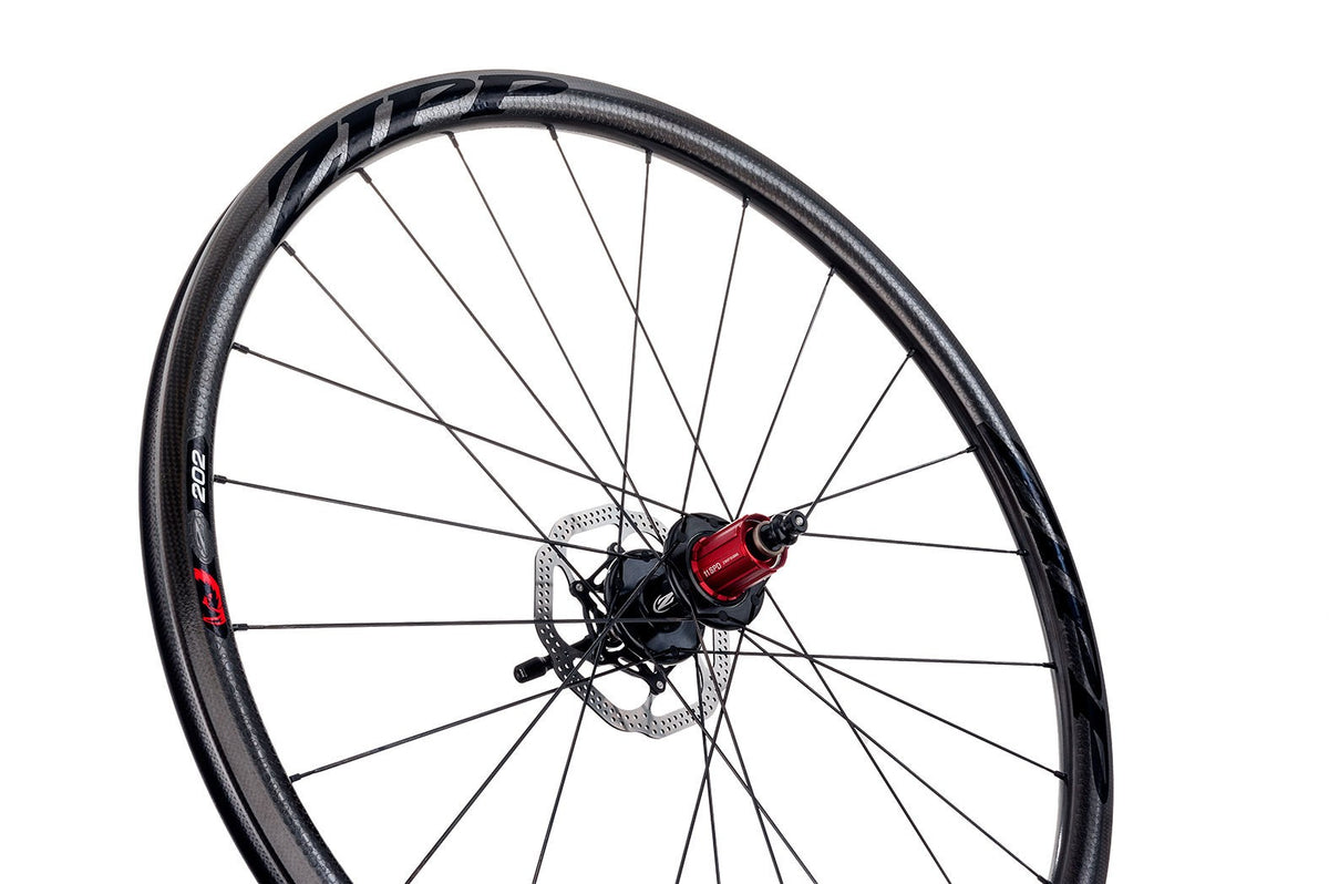 Roue arrière ZIPP 202 Firecrest carbon Clincher DISC black shimano