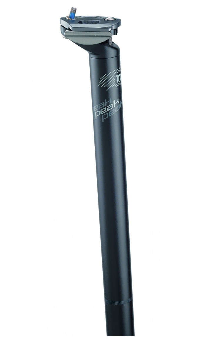 Tige de selle DEDA PEAK alloy 6061, BLACK MATT, Ø31.6mm, 400mm, 20mm setback