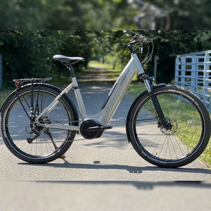 Granville E-Trail – Bosch 50 Nm – 500 Wh – Argent irisé brillant
