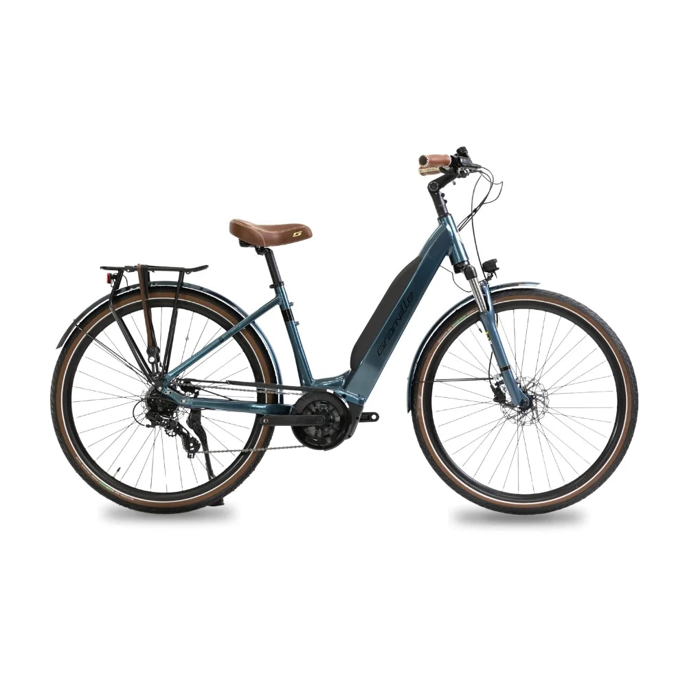 Granville E-Absolute 35+ – Bosch 50 Nm – 500 Wh – Bleu pétrole brillant